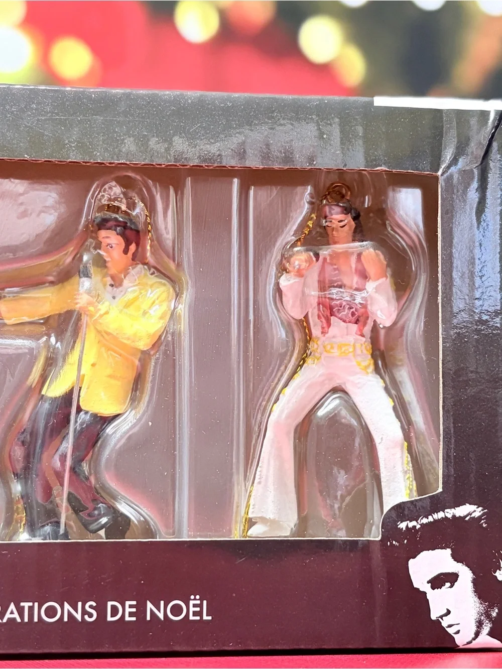 Kurt S Adler Elvis Presley Christmas Ornaments 4 Piece Set EP2176 Never Opened